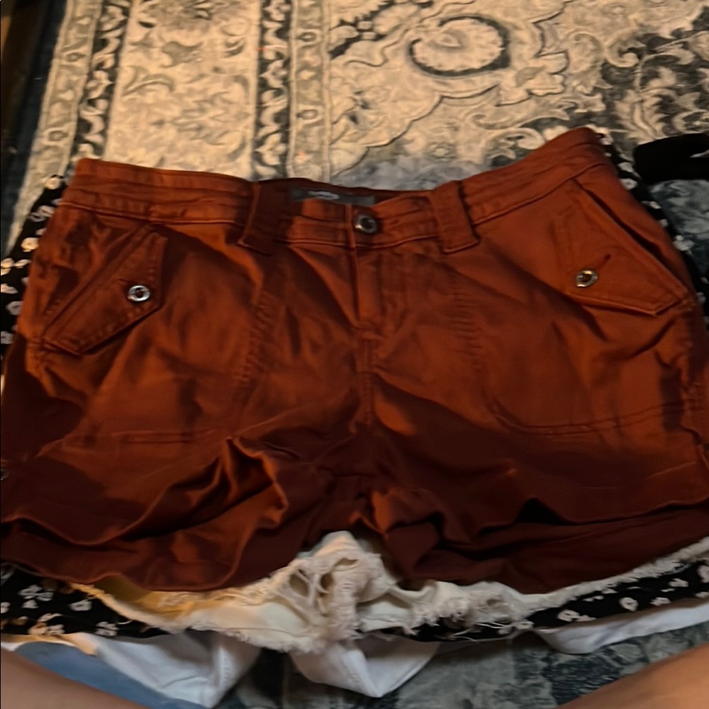 Women's Brown Casual Shorts